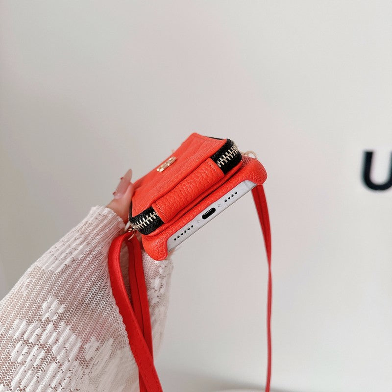 CC Card Bag Color Chain iPhone Case mysite