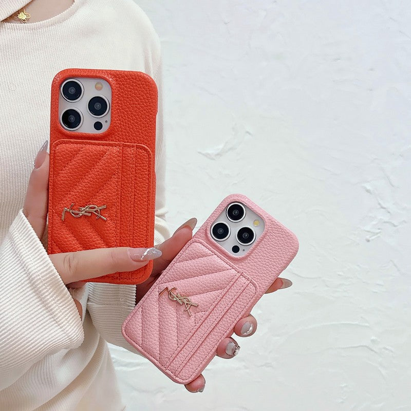 Saint Card Bag Leather iPhone Case mysite