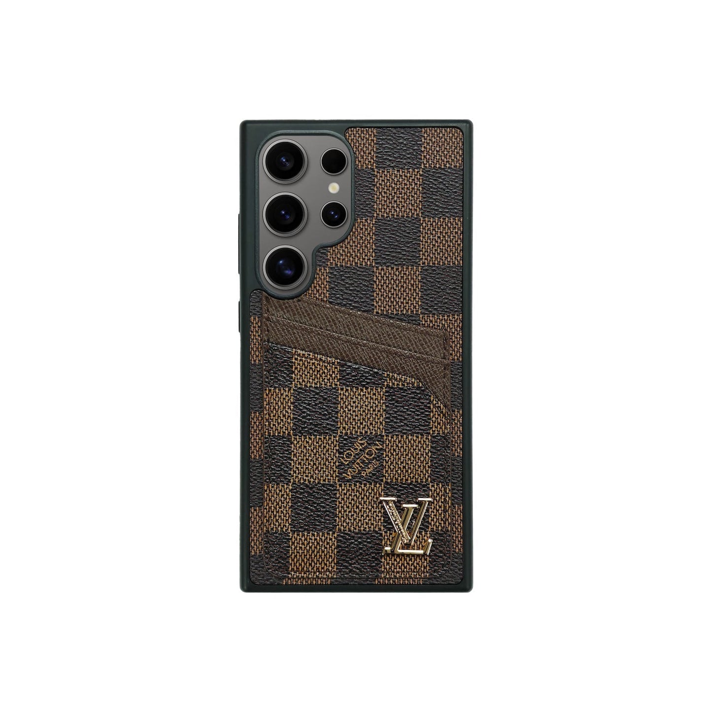 Simple Cardholder Checked Up Brown Case | Samsung mysite