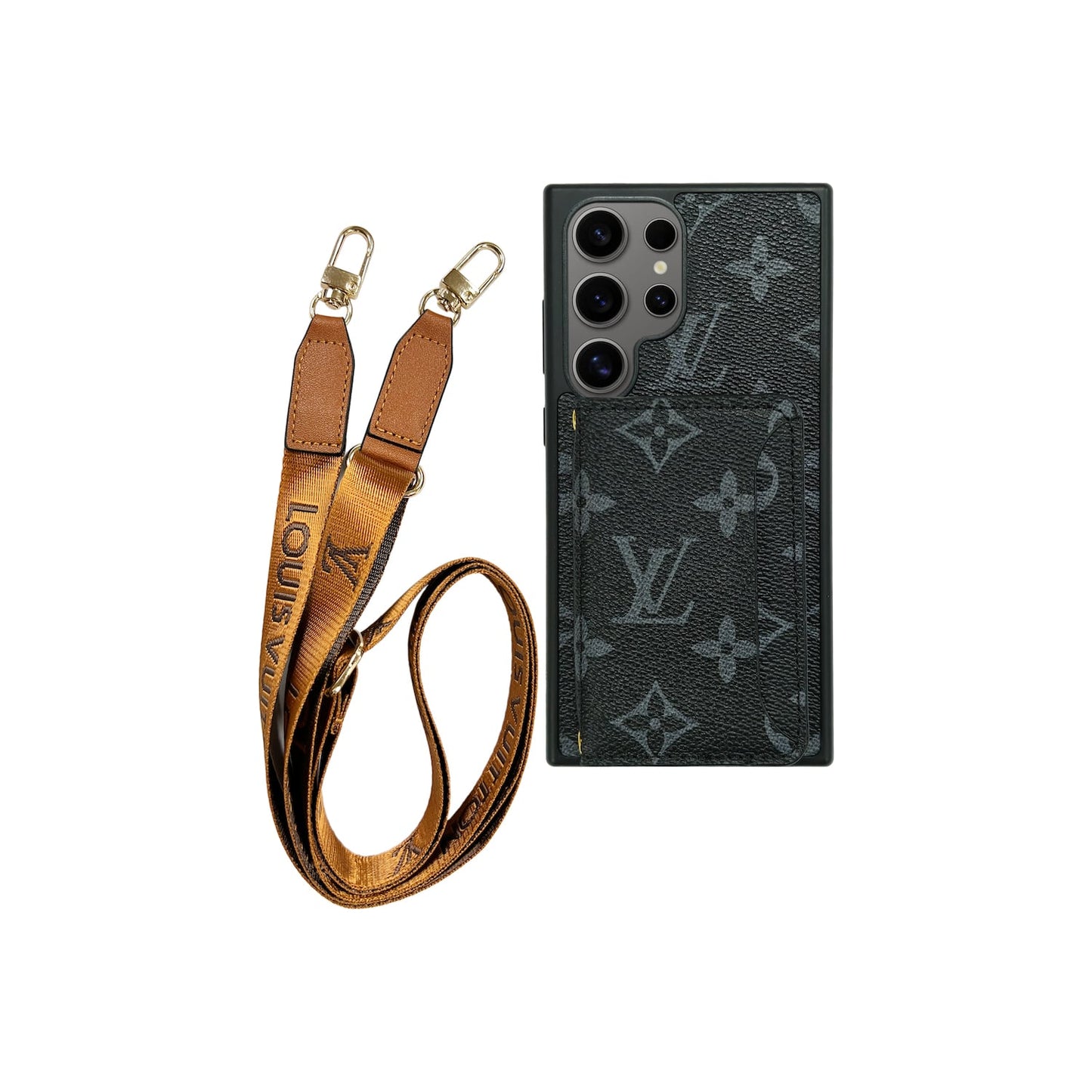 Cardholder x Lanyard Signature Black Case | Samsung mysite
