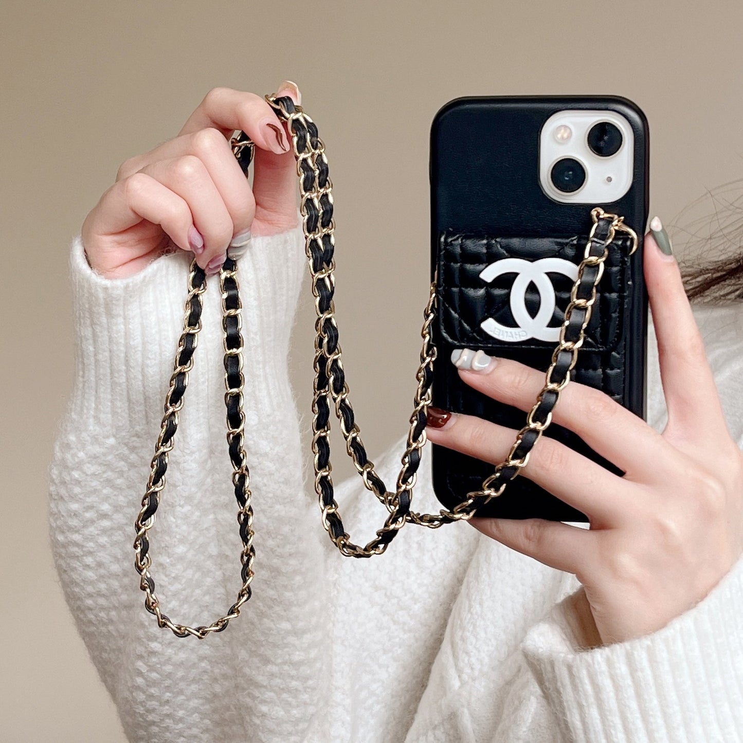 CC Card Holder Chain iPhone Case mysite