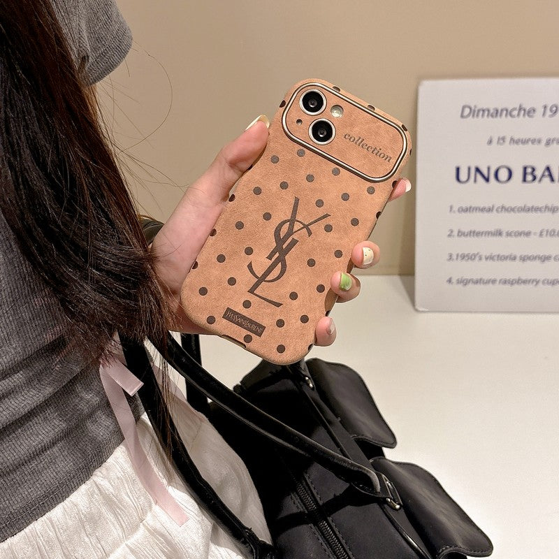 Saint Brown Leather iPhone Case mysite