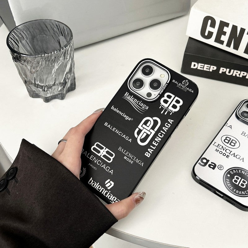 BB Black & Silver iPhone Case mysite