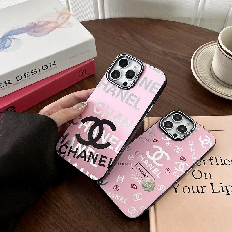 CC Pink & Black iPhone Case mysite