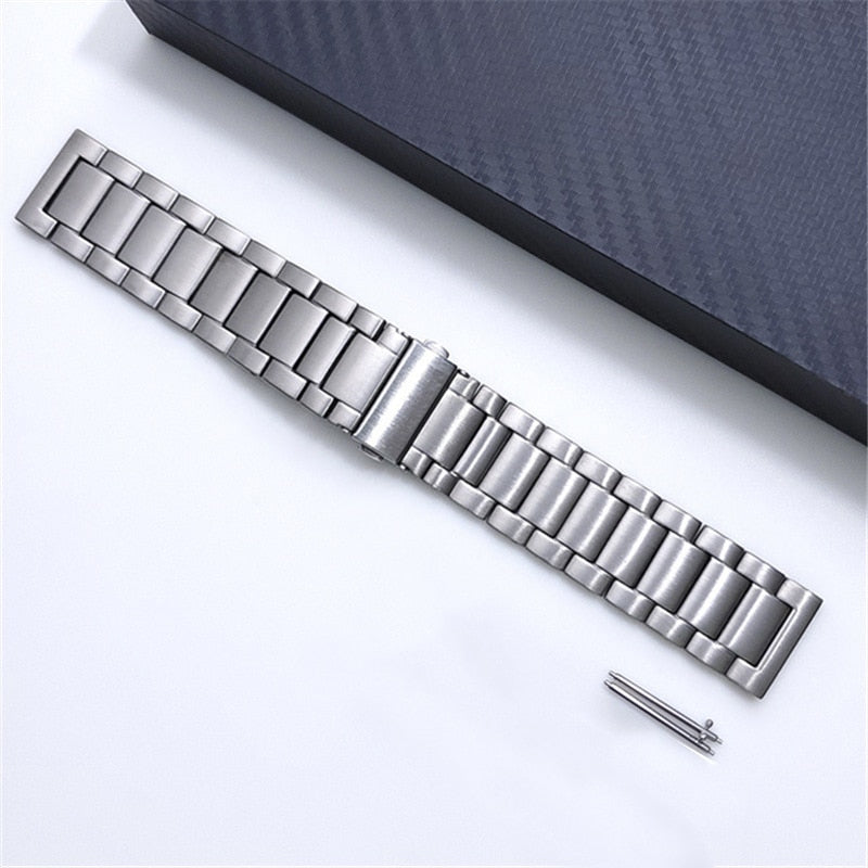 Silver Titanium Watch Band mysite