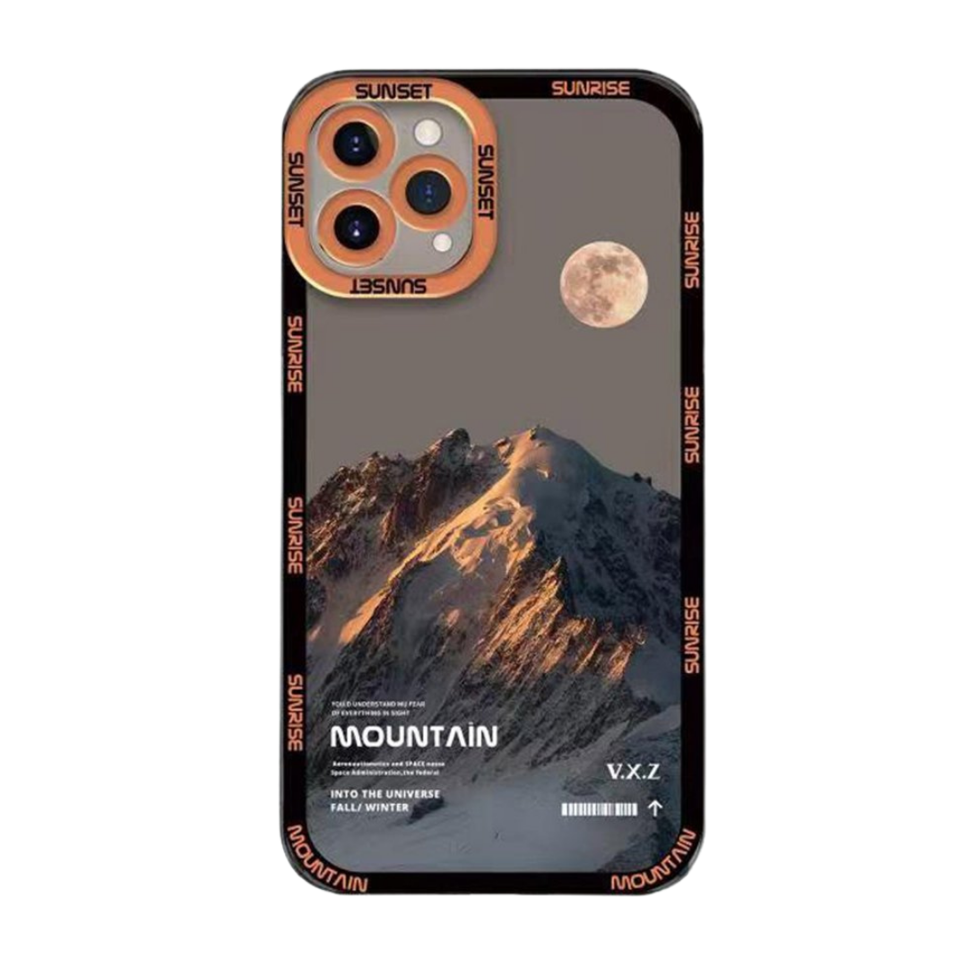 Sun Snowy Mountain iPhone Case mysite