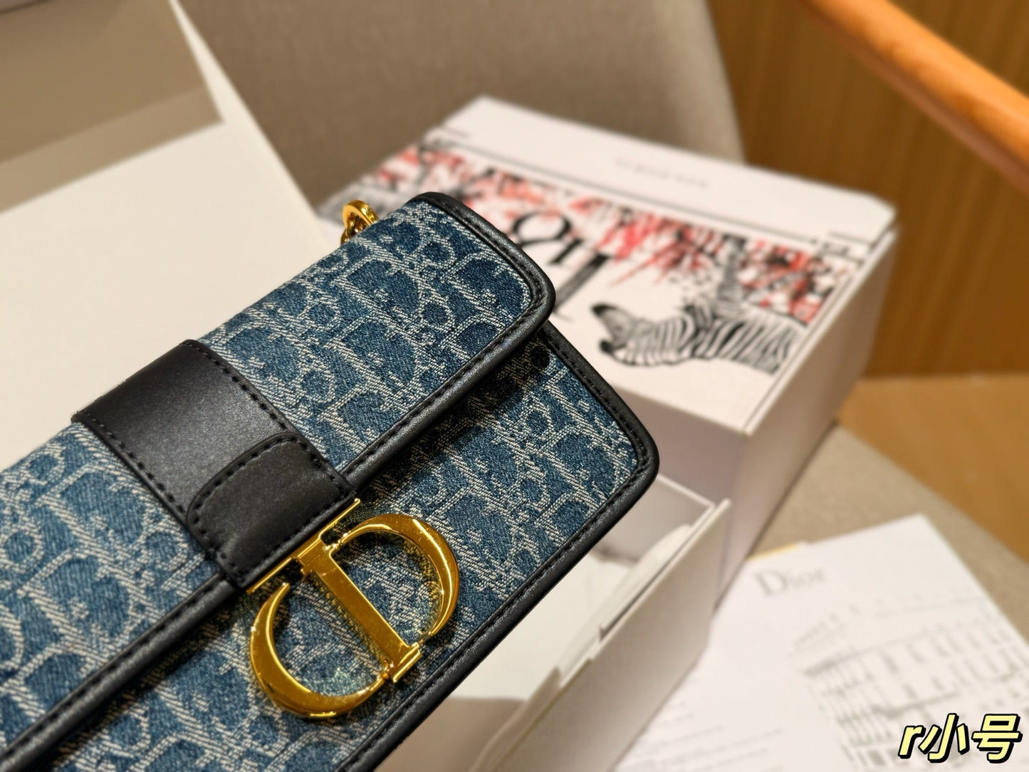 Dior New Fashion Denim Chain Bag 22x13x6cm mysite