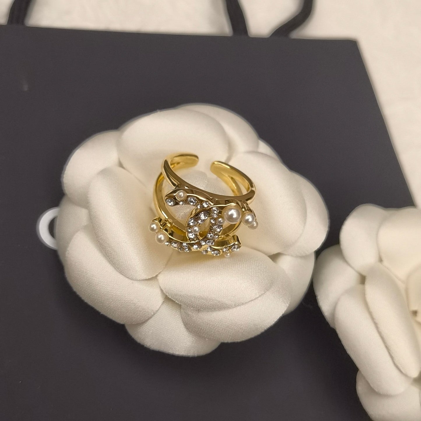 Fashion Pearl Open Ring mysite