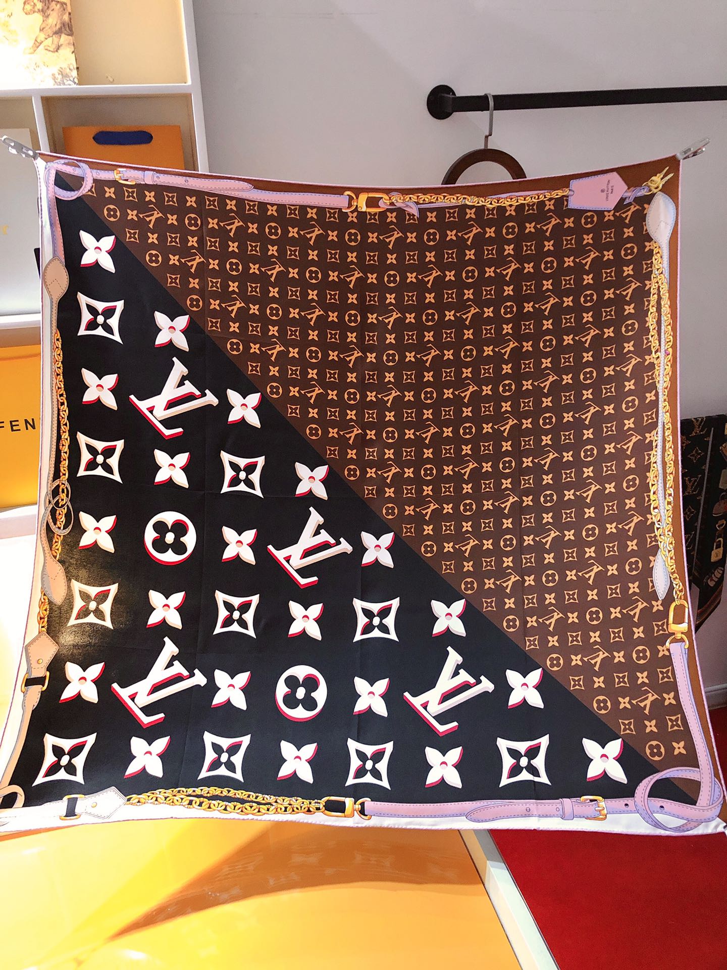 3D Monogram Square Scarf mysite