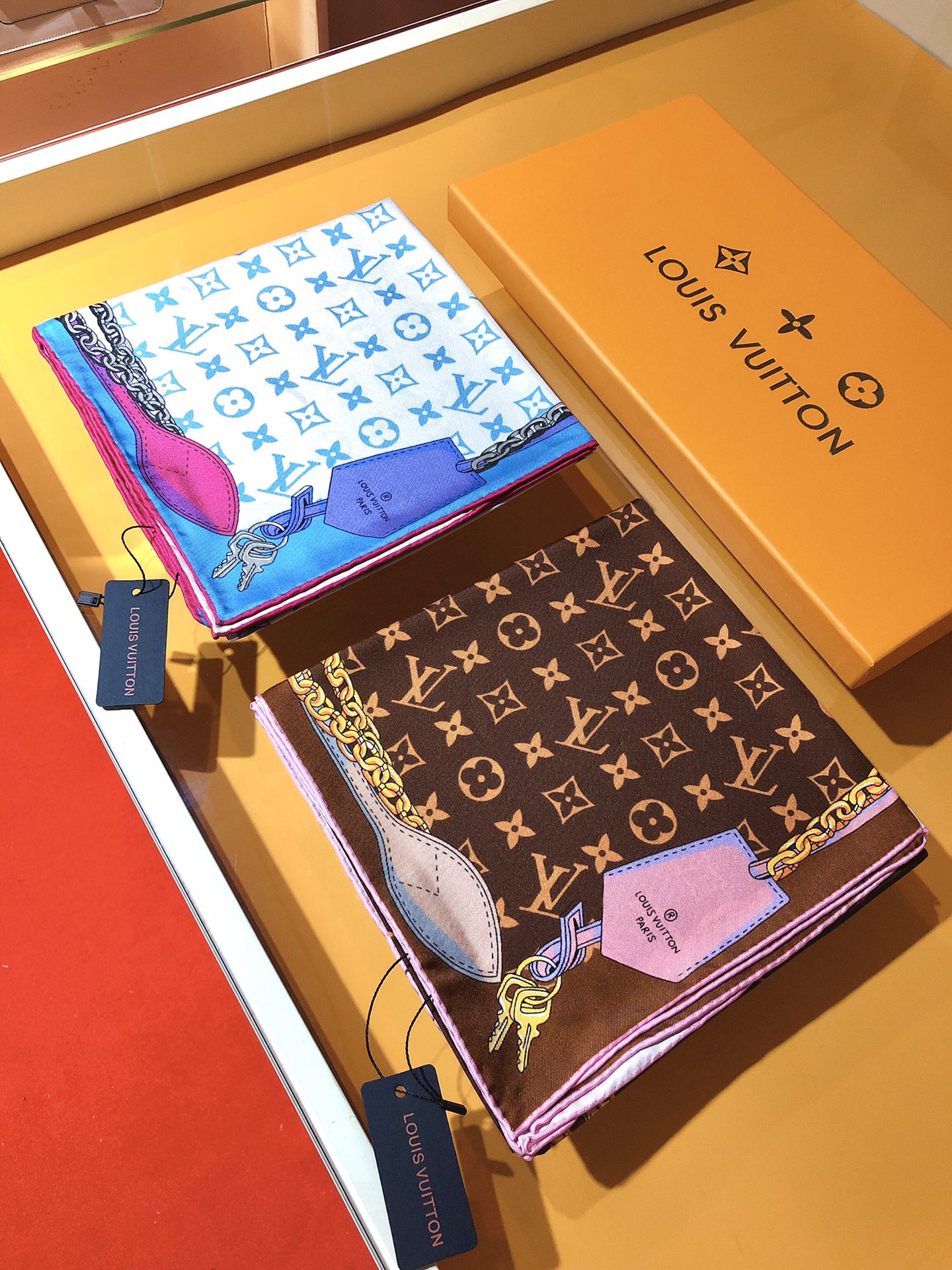 3D Monogram Square Scarf mysite