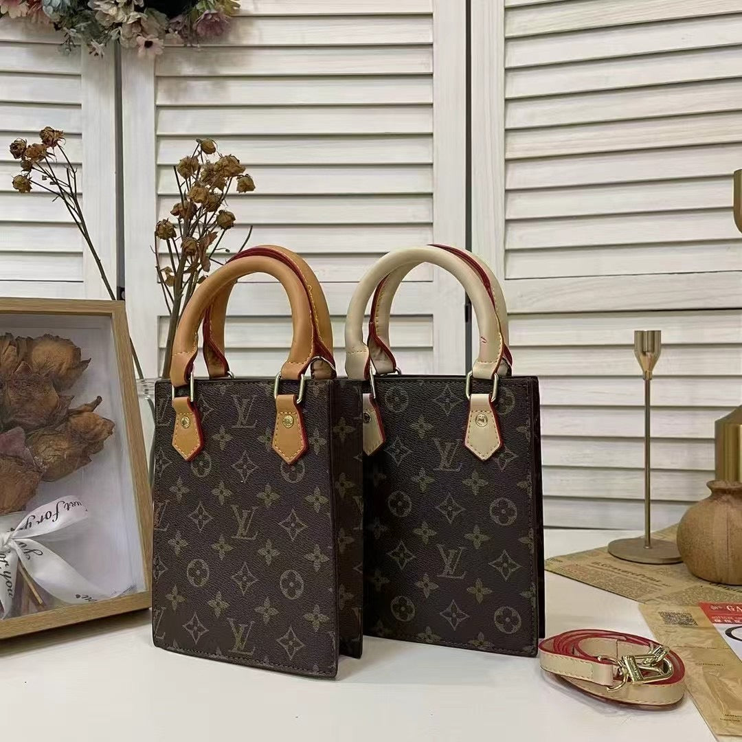 Luxe Texture Leather Handbag 008