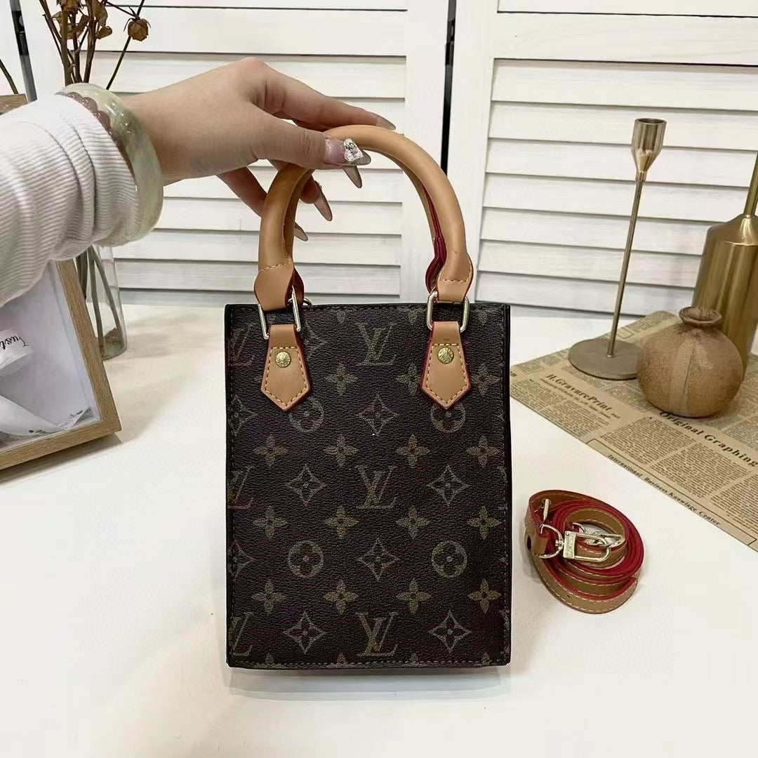 Luxe Texture Leather Handbag 008