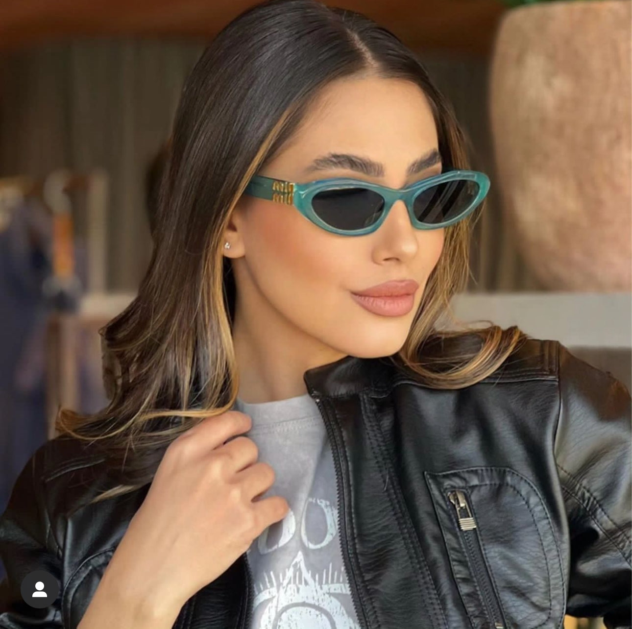 Luxury Large Frame Sunglasses M-088788