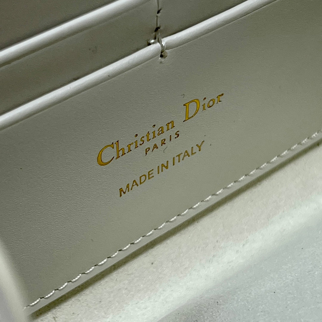 Dior Bobby Wallet on Chain East West White - 21.5¡Á12¡Á4cm mysite