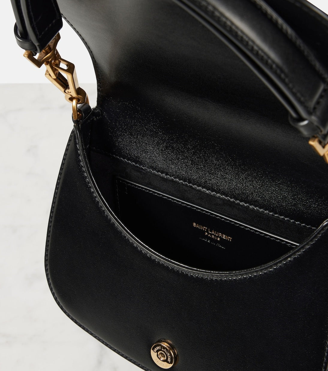 SAINT LAURENT Voltaire leather shoulder bag mysite