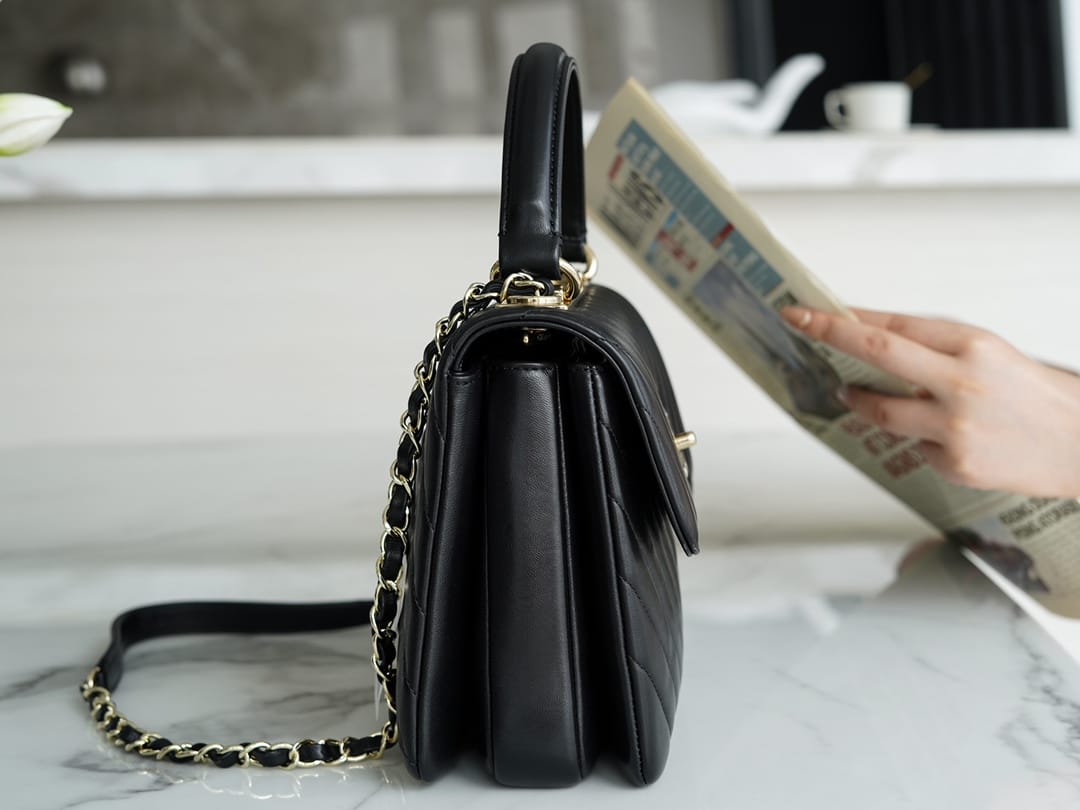 CHANEL Trendy CC25 Pre-Owned medium Chevron Trendy handbag 25cm mysite