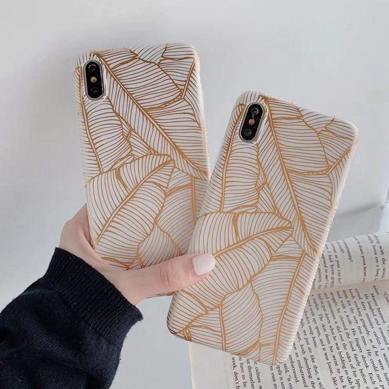 Golden Leaf iPhone Case mysite
