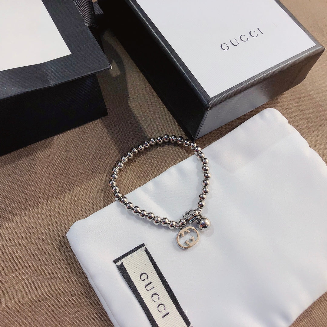 Universal titanium steel bead bracelet mysite