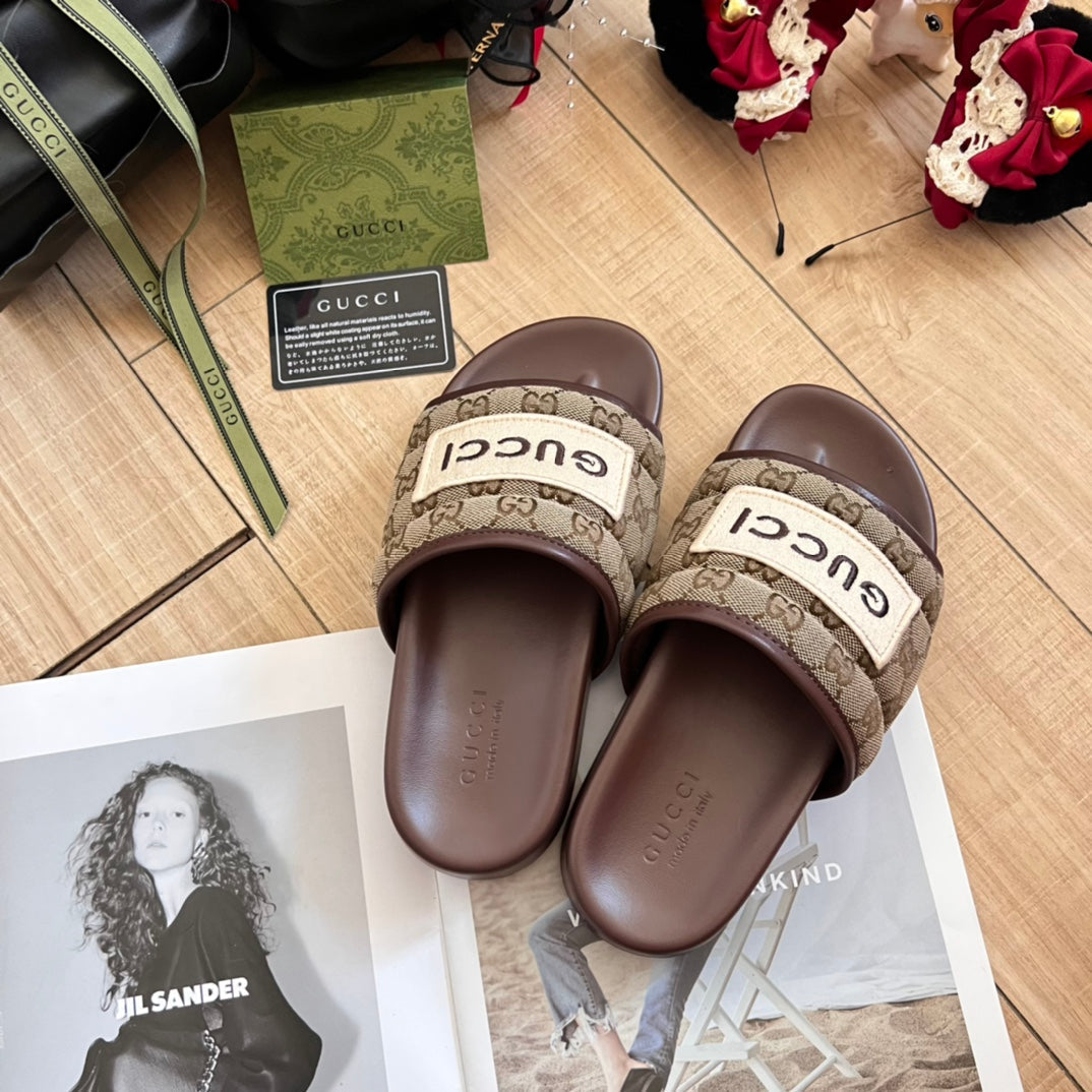 Embroidery Vintage Embossed Slippers mysite