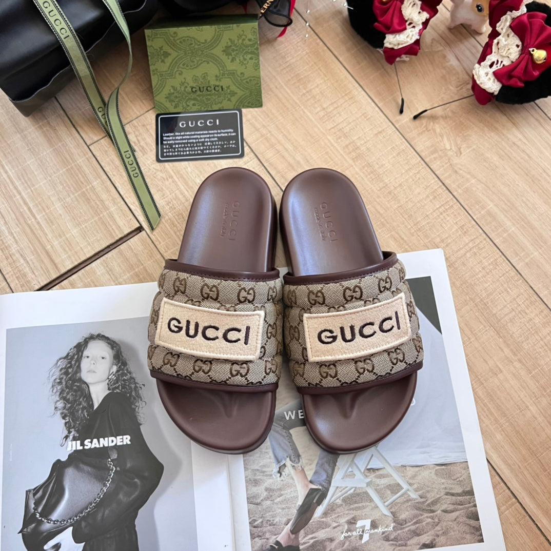 Embroidery Vintage Embossed Slippers mysite