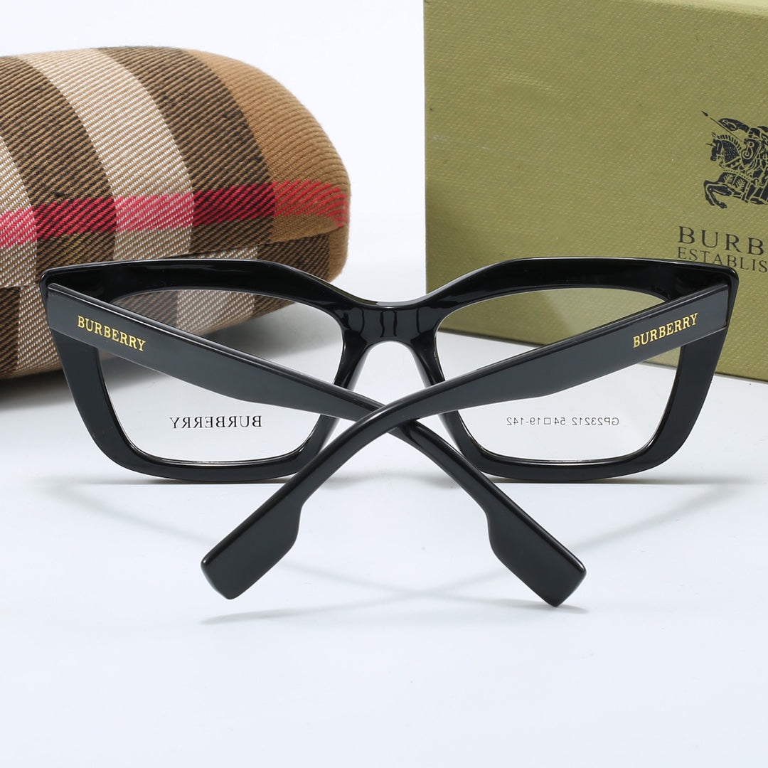 Fashionable Cat Eye Check Glasses-s mysite