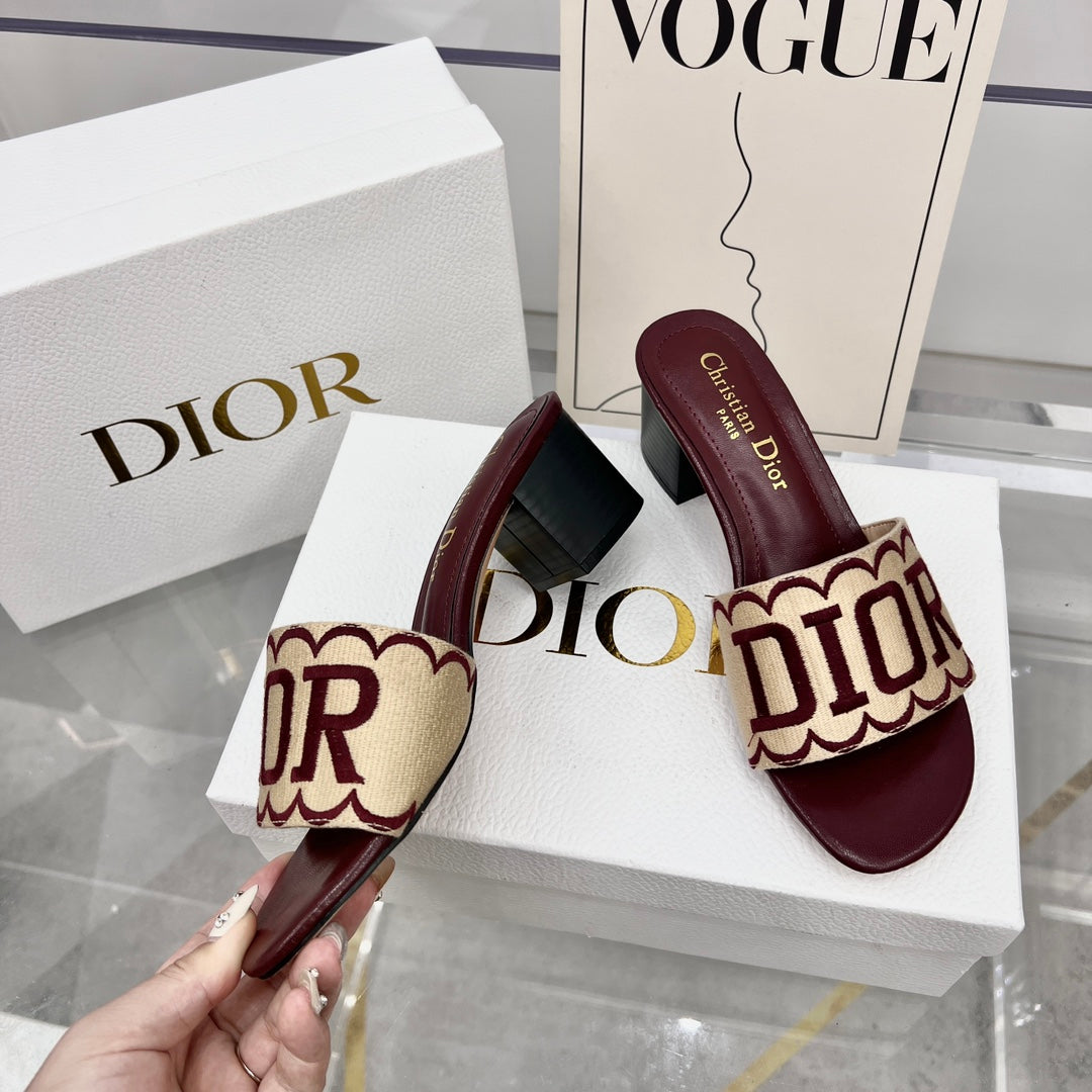 Straw Embroidery Heeled Sandals mysite