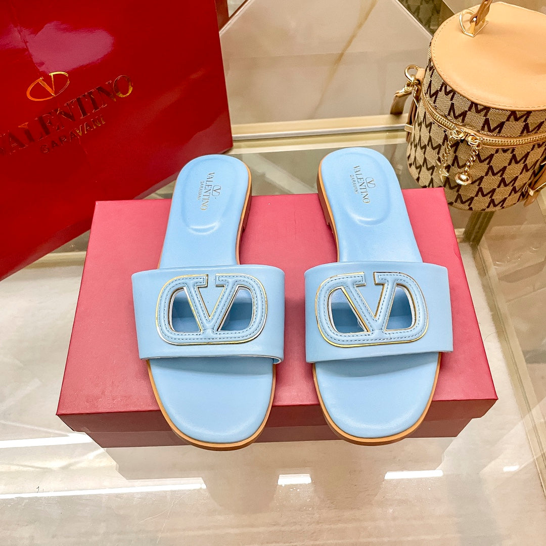 Fashion Logo Flat Slippers mysite