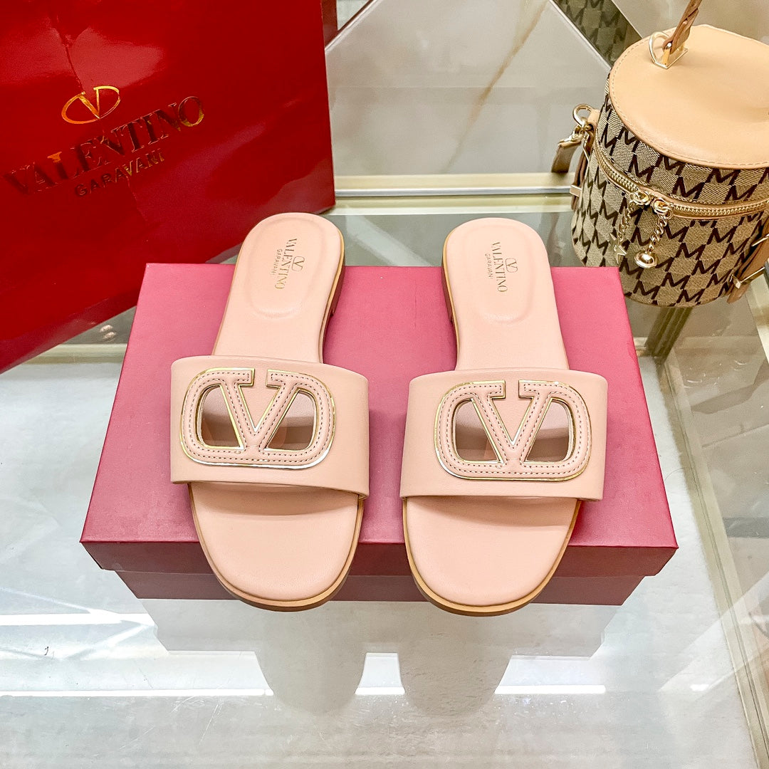 Fashion Logo Flat Slippers mysite