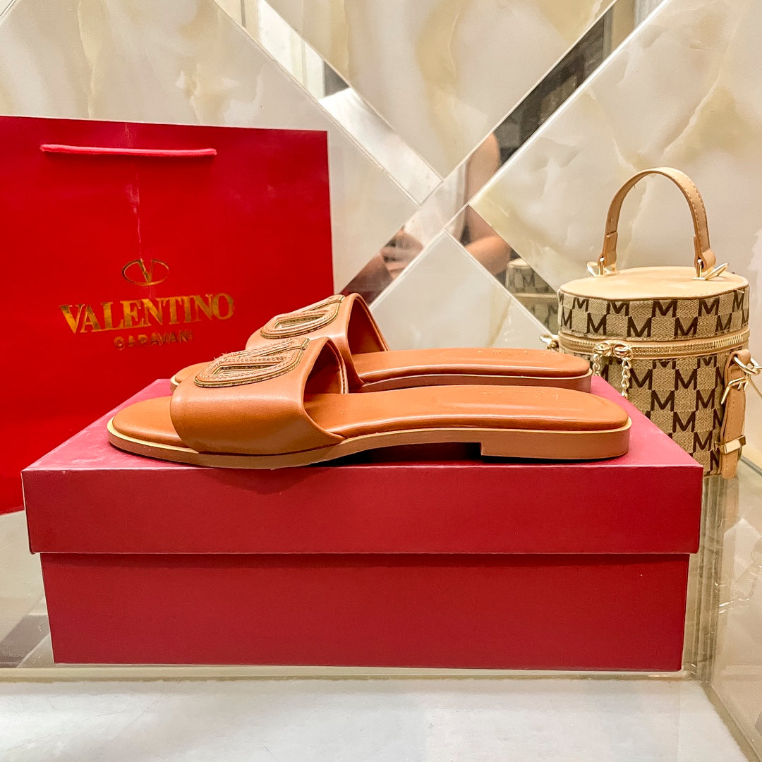 Fashion Logo Flat Slippers mysite