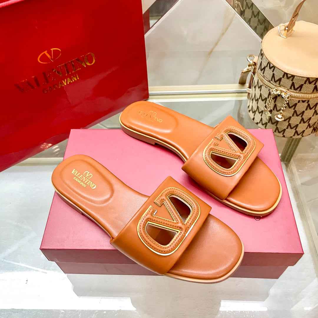 Fashion Logo Flat Slippers mysite