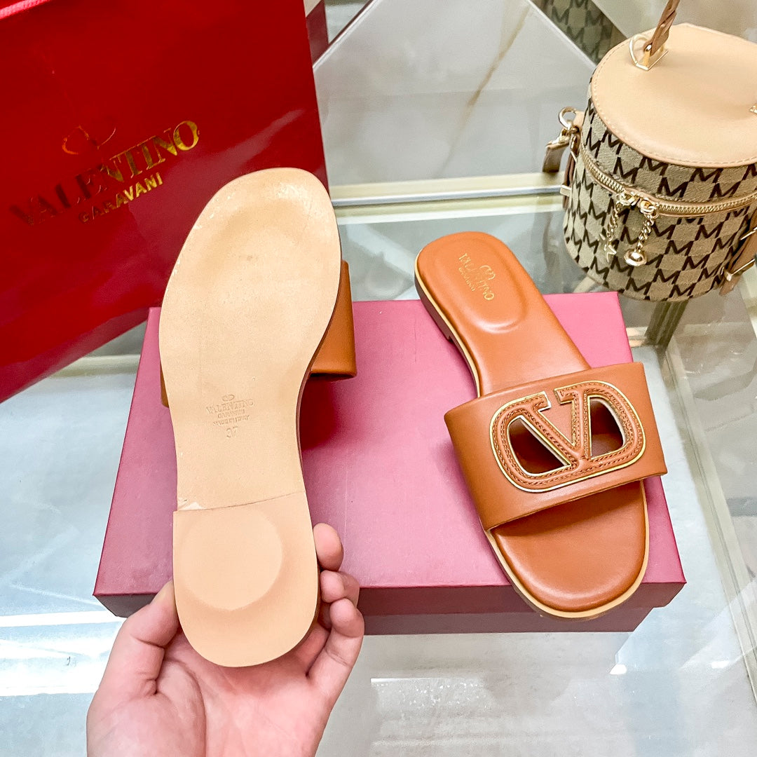 Fashion Logo Flat Slippers mysite
