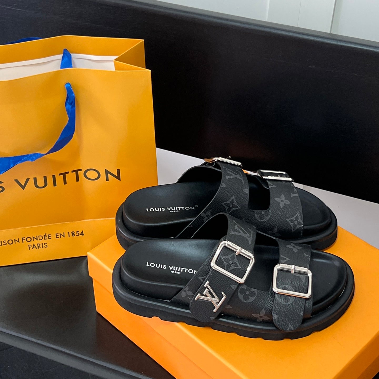 Couple's Monogram Comfort Sandals mysite
