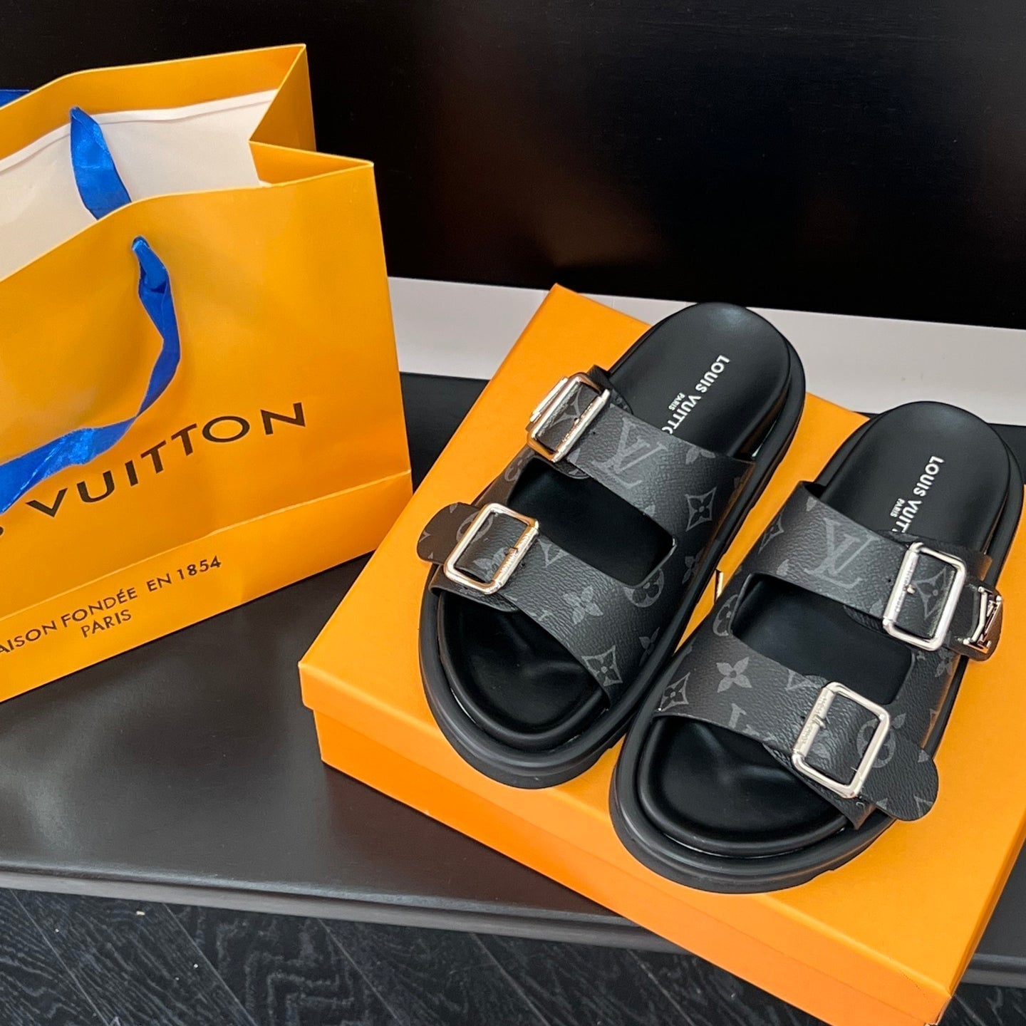 Couple's Monogram Comfort Sandals mysite