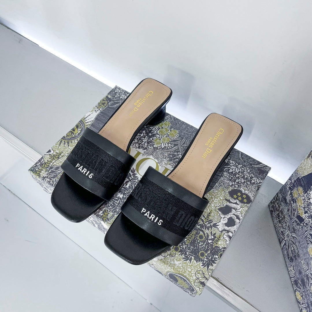 Letters Embroidery Dway Heeled mysite