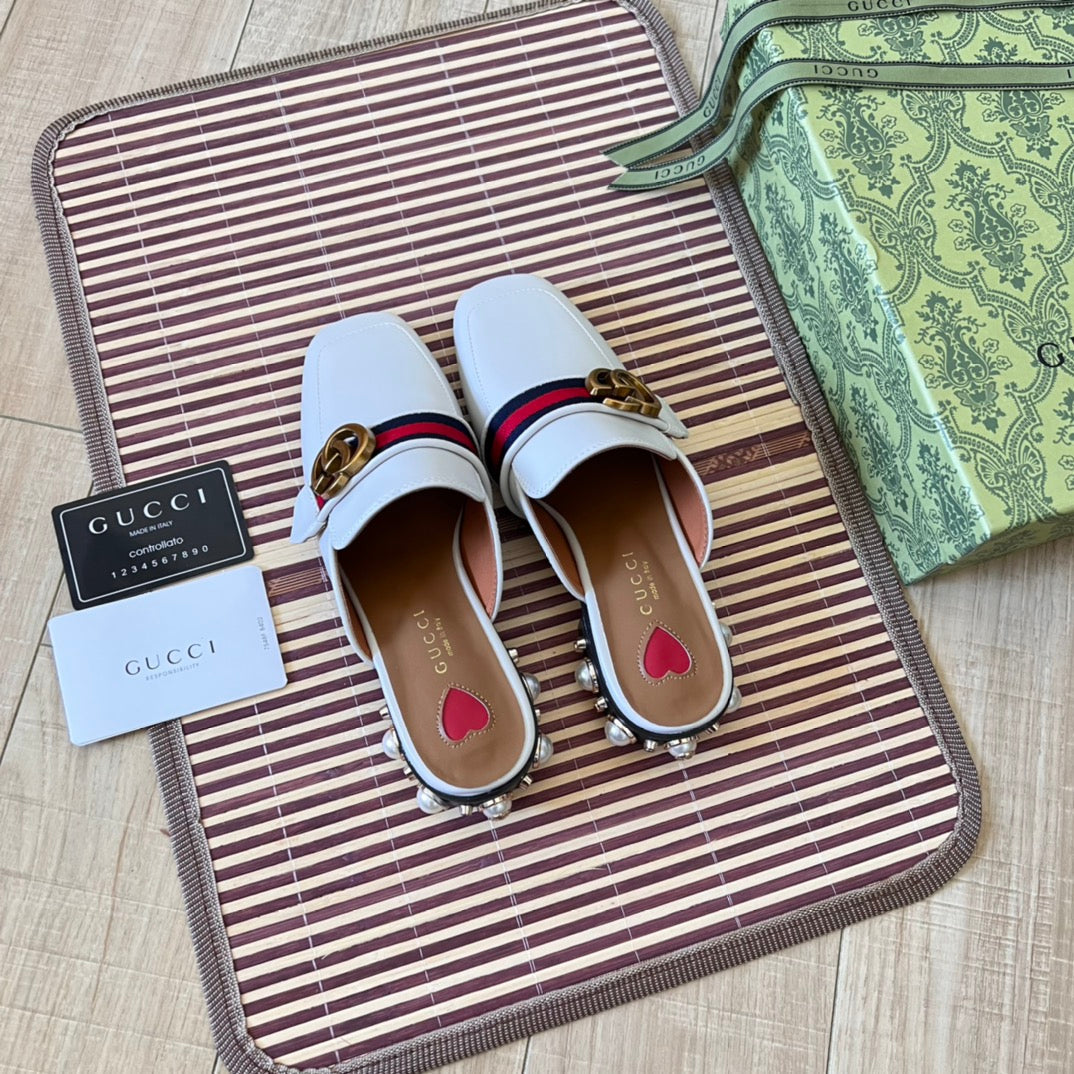 Retro Leather Half-Covered Loafers mysite