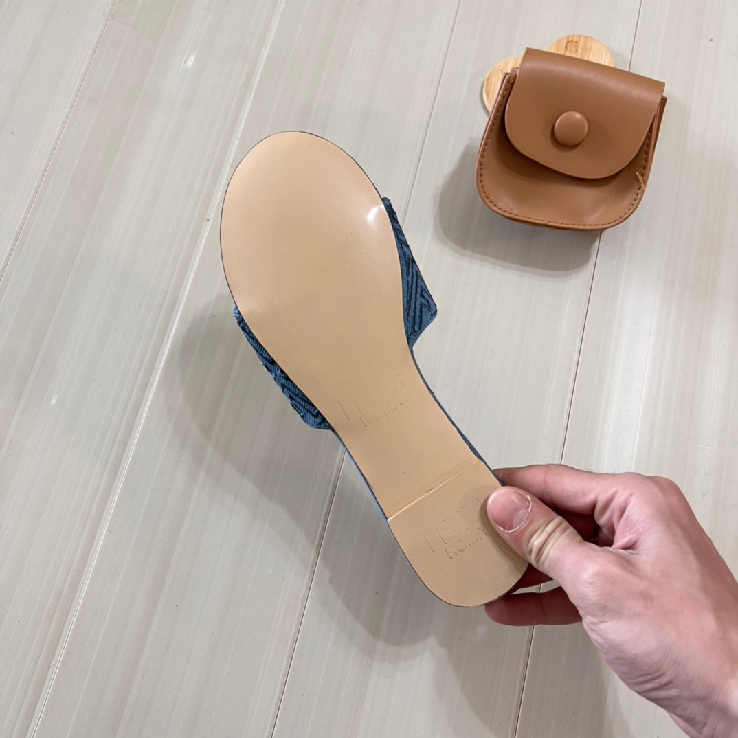 Canvas F Printed Flat Slippers mysite