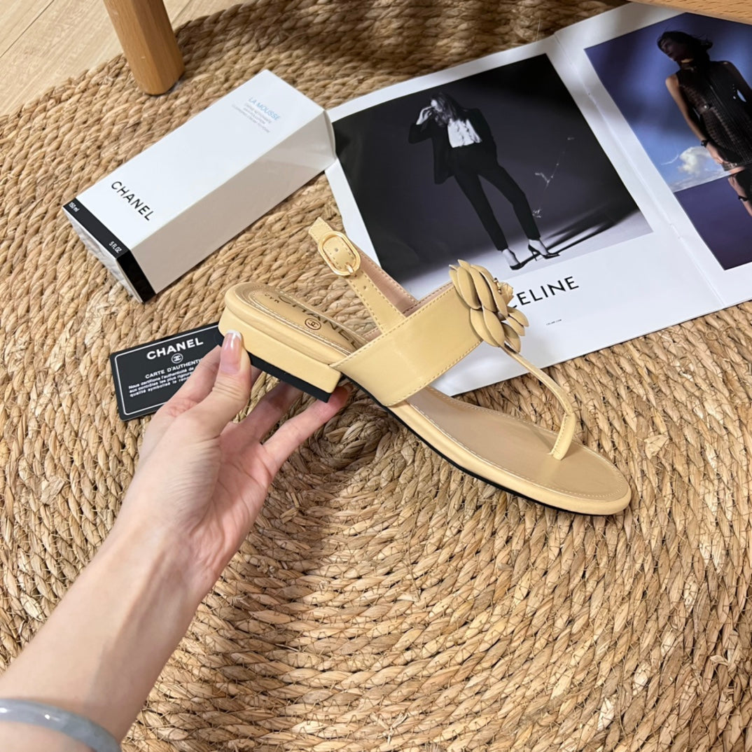 Vintage Flower Flip Flop Sandals mysite