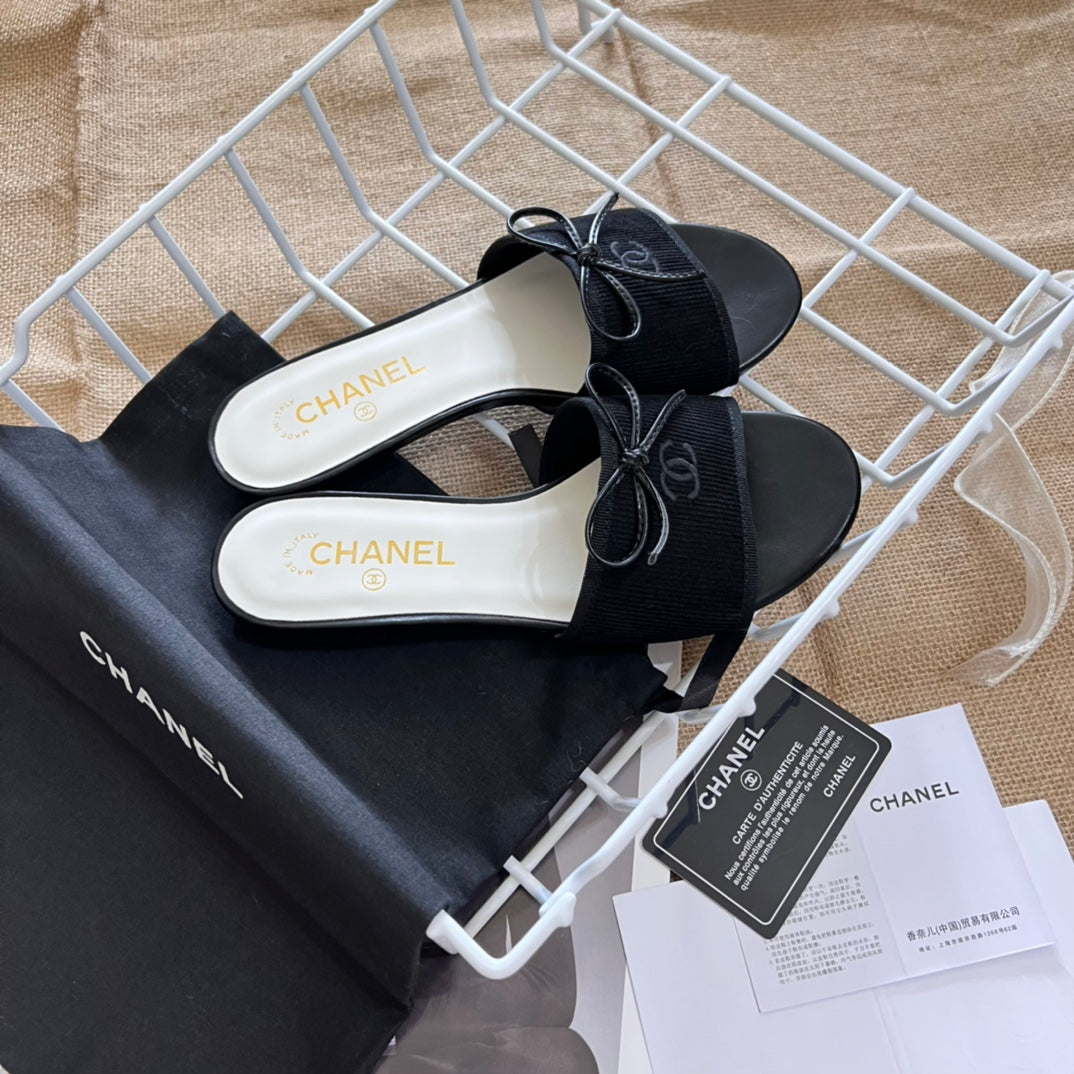 Sweet Bow Flat Slippers mysite