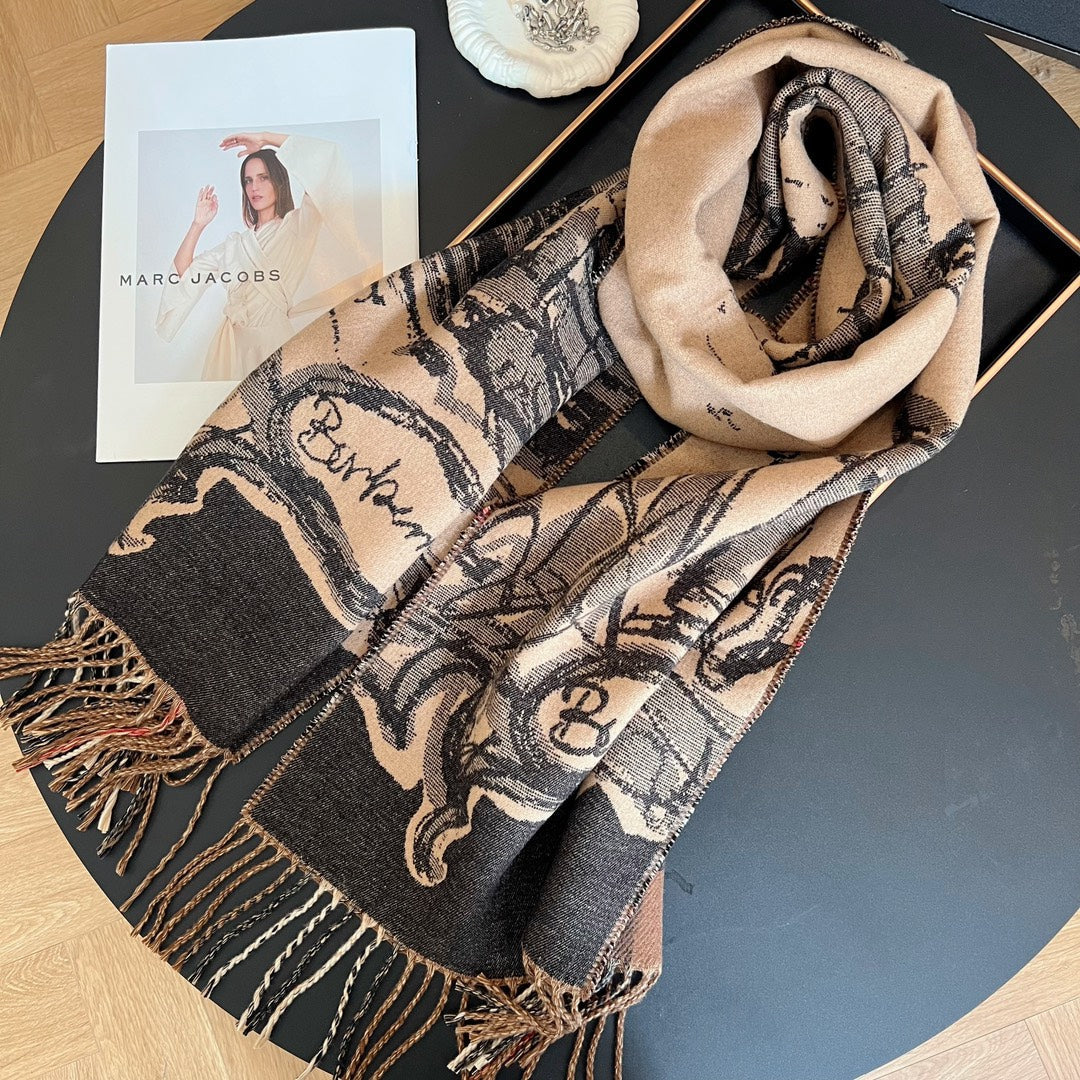 Vintage horse pattern scarf mysite