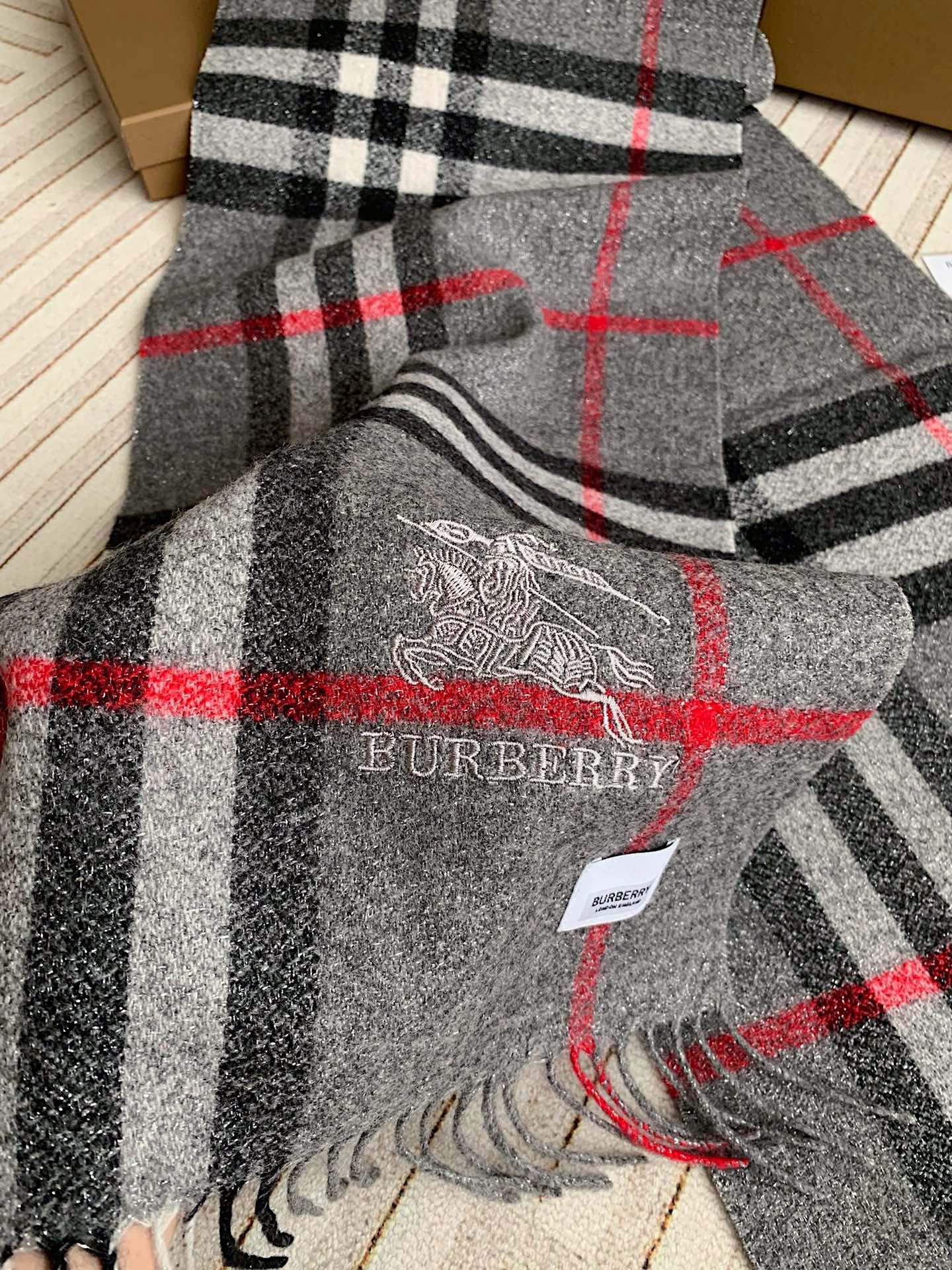 Classic Check 100% Cashmere Scarf mysite