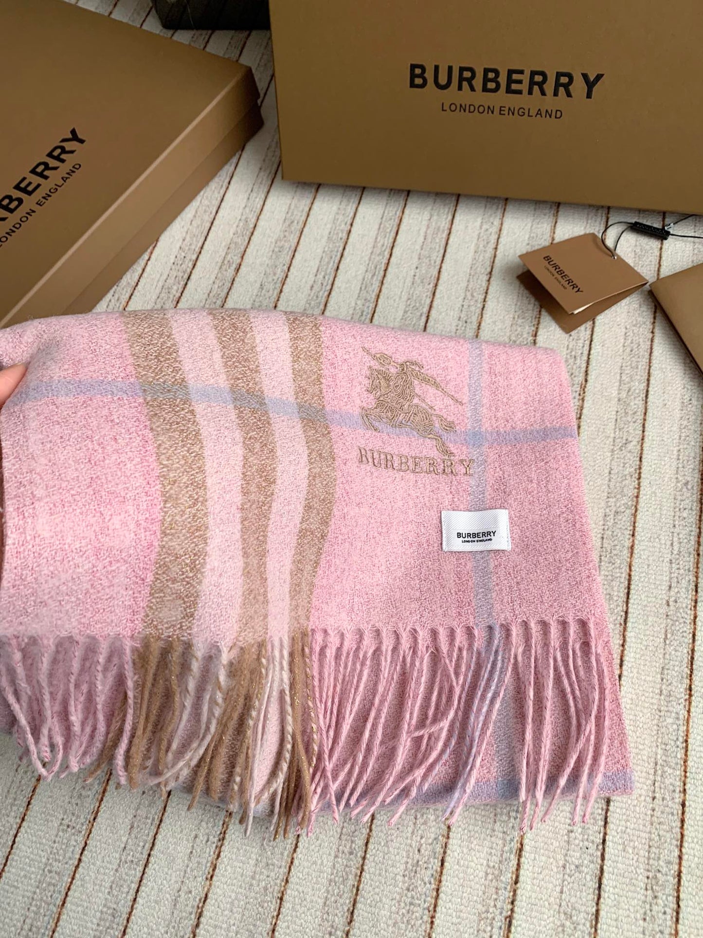 Classic Check 100% Cashmere Scarf mysite