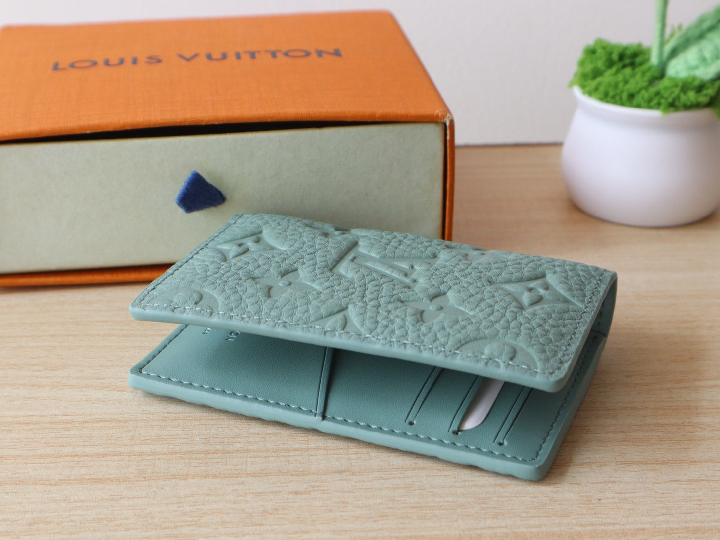 LV Pocket Organizer Monogram Grained Taurillon Cowhide mysite