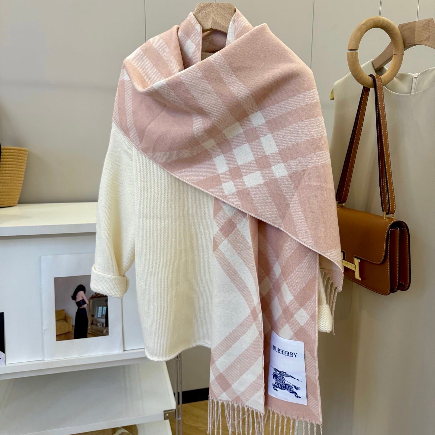 Classic plaid tassel scarf mysite