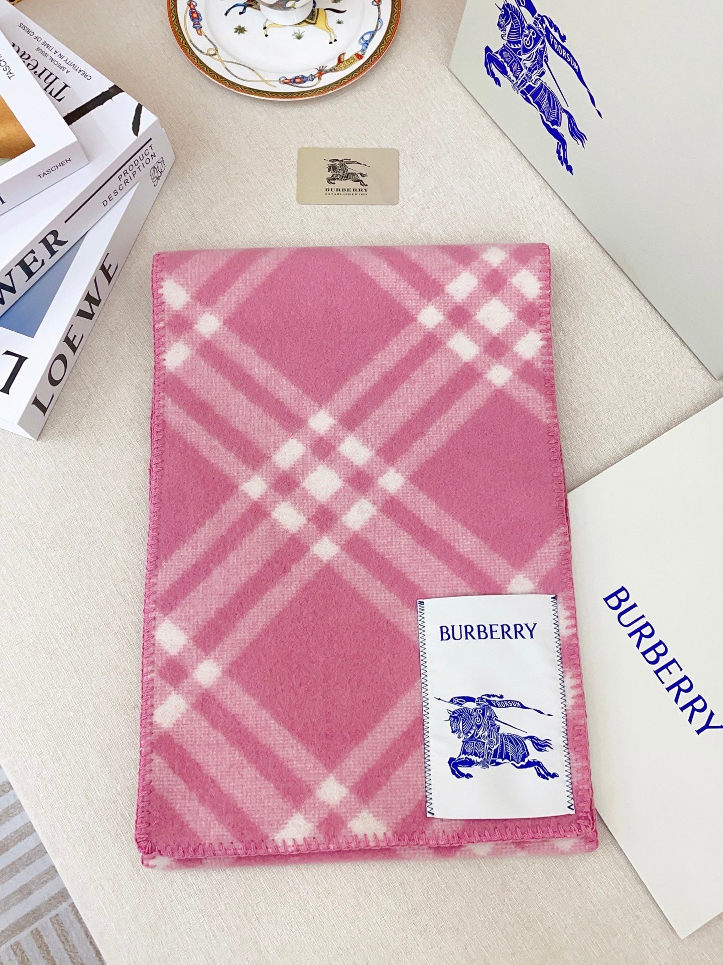 Colorful plaid soft cashmere scarf mysite