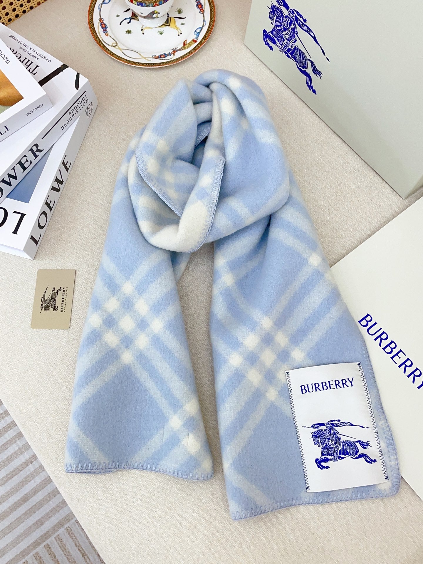 Colorful plaid soft cashmere scarf mysite