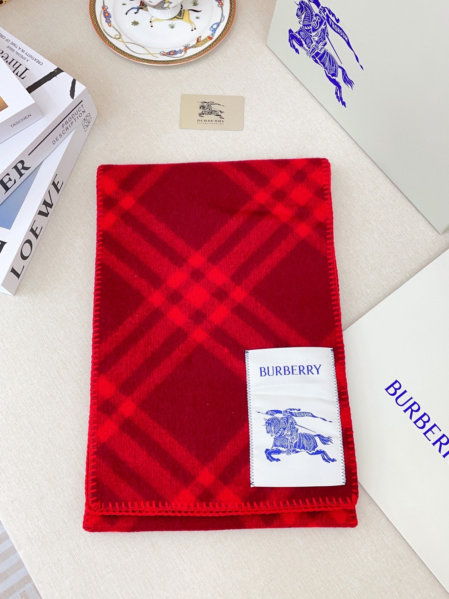 Colorful plaid soft cashmere scarf mysite