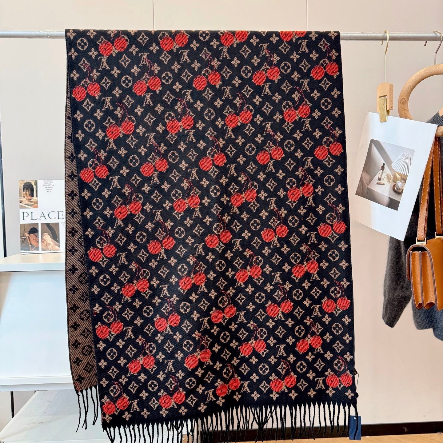 Cherry Embossed Scarf mysite