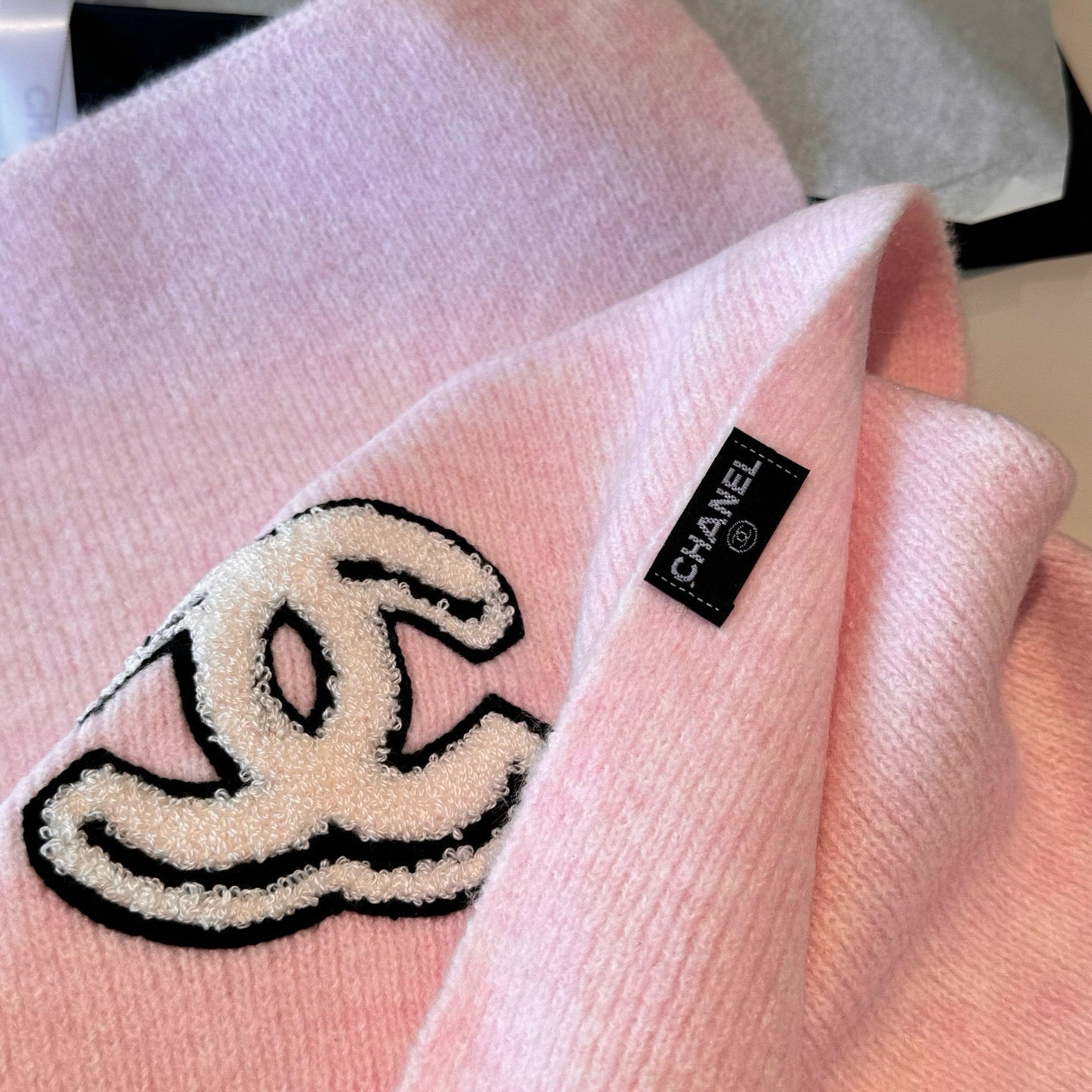 3-Color Cashmere Knit Scarf mysite
