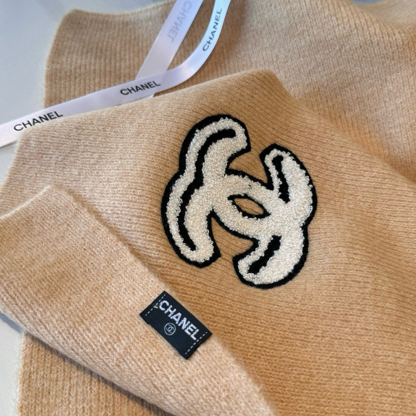 3-Color Cashmere Knit Scarf mysite