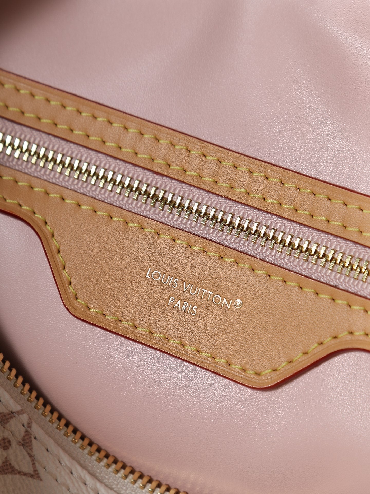 LV Speedy Soft 30 Lucky Bag 30cm Monogram Dune/Pink Canvas & Cowhide mysite